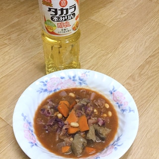 鶏肝トマトスープ　【簡単なのに本格】